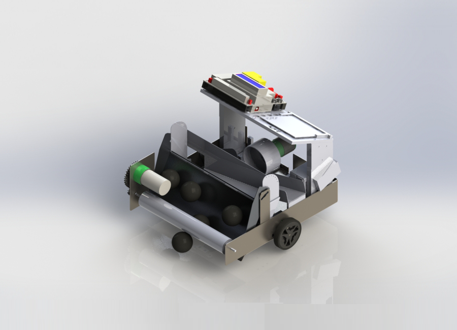 Solidworks render of our robot